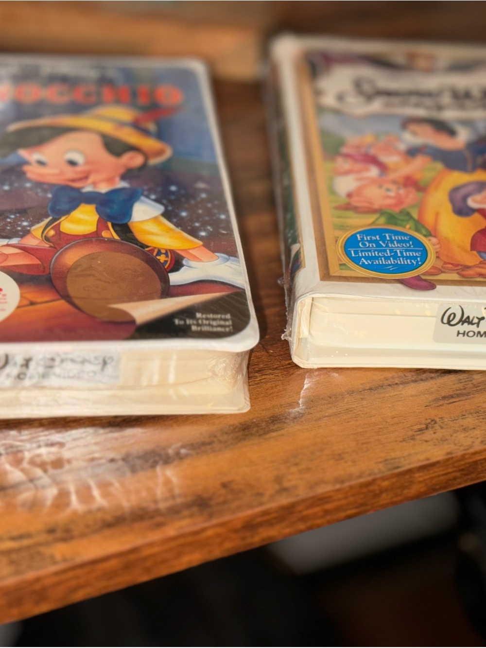 Walt Disney Masterpiece VHS Lot - Pinocchio & Snow White - Vintage New SEALED - Picture 6 of 8
